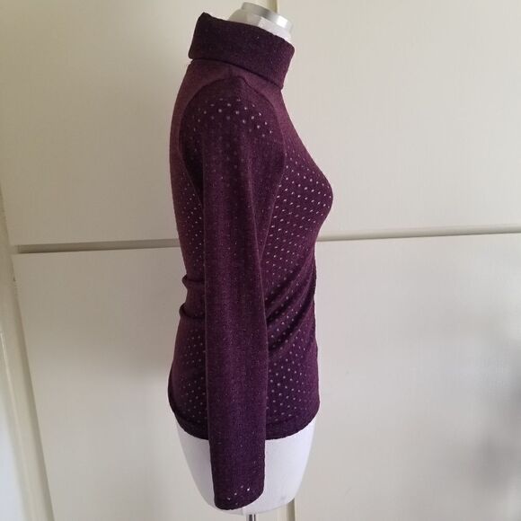 Blue Sketch Purple Turtleneck Sweater,NWOT - Picture 3 of 6